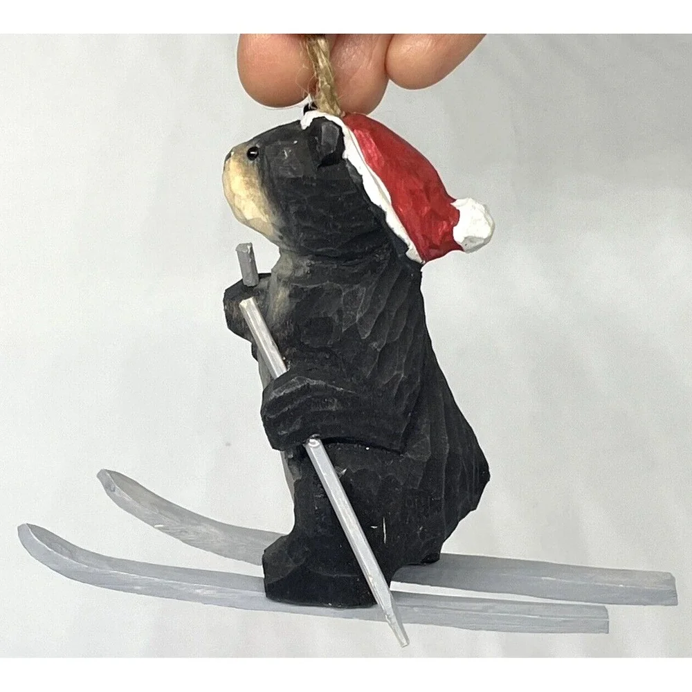 Black Bear Polar Bear Alaska Christmas‎ Ornaments LOT of 7